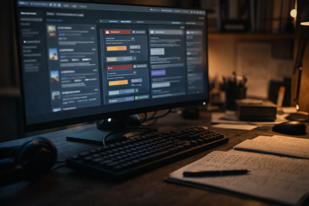 Wo Spiele zu sozialen Räumen werden, wird Moderation zur Infrastruktur – und Vertrauen zur Designfrage.